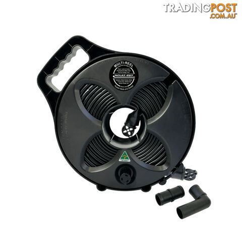 FLAT-OUT 6M SULLAGE HOSE ON BLACK COMPACT-REEL 25MM. C3K 800-01282
