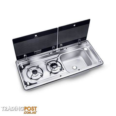 DOMETIC MO9722R 2BNR COMBINATION STOVE & SINK WITH LID. 9620018527 700-05182