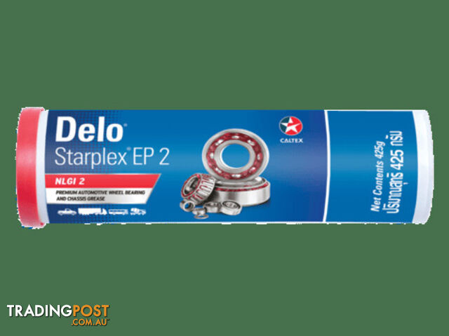 CALTEX GREASE STARPLEX EP2 GUN TUBE 450G RED BG0.45KC