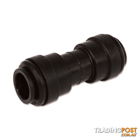 JG PLASTIC 12MM STRAIGHT CONNECTOR. PM0412E 800-02012