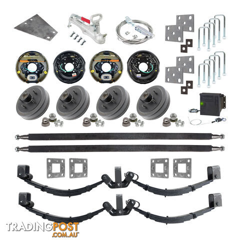 DIY TANDEM AXLE ELECTRIC DRUM BRAKE KIT DIYTAE