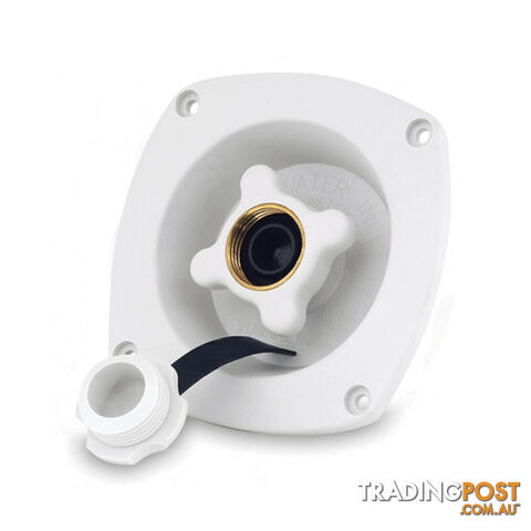 SHURFLO FLUSH MOUNT 50PSI WATER PRE. REGULATOR P/WHITE. 183-020-08 800-00520