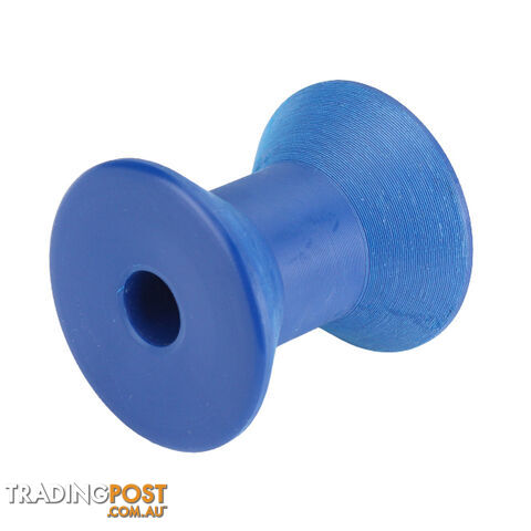 NYLON ROLLER BOW ROLLER 3&#8243; 17MM BORE BLUE BRN103