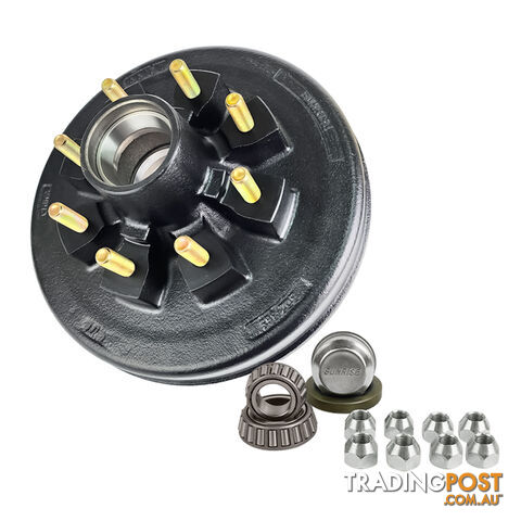 TRAILER 12&#8243; ELECTRIC BRAKE DRUM 8 STUD DEXTER STYLE EHD8S12F