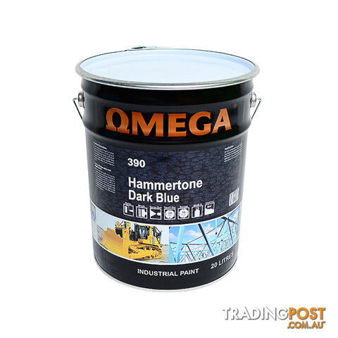 OMEGA PREMIUM HAMMERTONE PAINT DARK BLUE 20L PHBU20