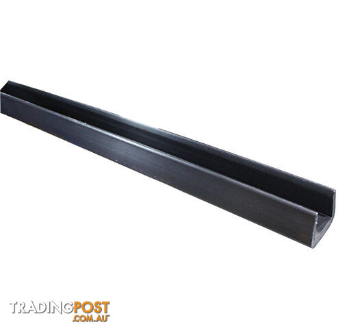 BUMPER COVER C SECTION BLACK 50 X 50 X 1500MM BCCS50