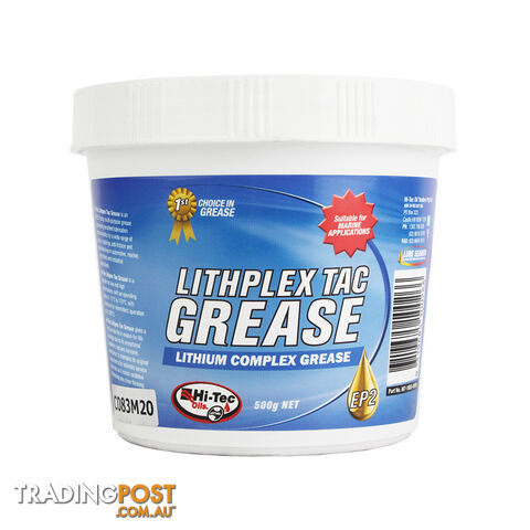 GREASE LITHPLEX TAC EP2 500G TUB BG0.5K