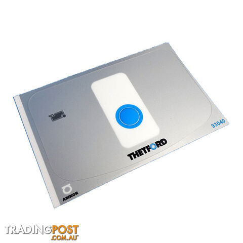 THETFORD STICKER CONTROL PANEL T/S C263 TOILET. 93403 850-01562
