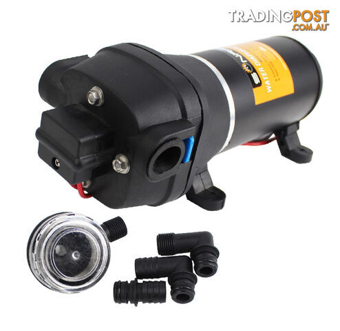 SELF PRIMING WATER DIAPHRAGM PUMP 17LPM 40PSI 12V WPHF17