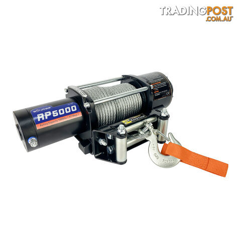 ELECTRIC WINCH 5000LBS (2268KG) 12V 136:1 GEAR RATIO 12M CABLE EW5000C