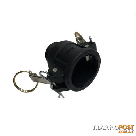 POLY CAMLOCK B.- FEMALE COUPLING TO MBSP THREAD – 25MM. XDPCB25/B100 (SOLD IN...