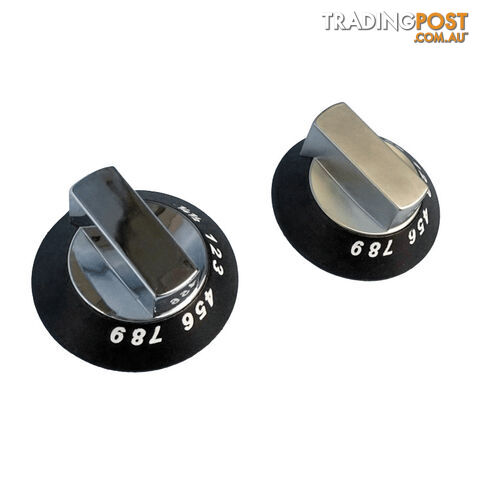 THETFORD COOKER OVEN & HOB KNOB SPARES KIT – 2 PIECE. SSPA1203.CR 700-91198