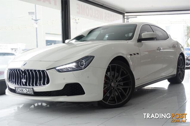 2014 MASERATI GHIBLI S M157 4D SEDAN