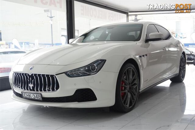 2014 MASERATI GHIBLI S M157 4D SEDAN