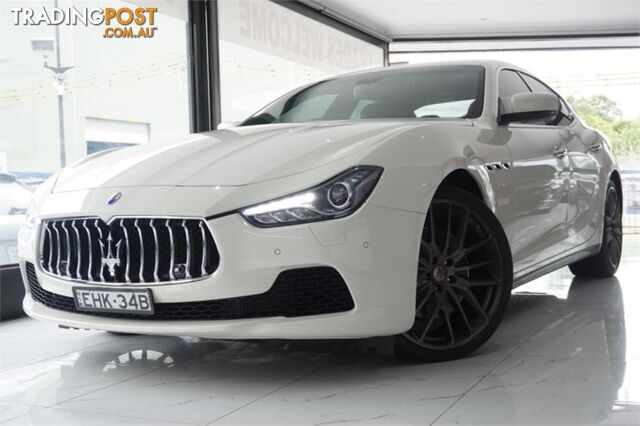 2014 MASERATI GHIBLI S M157 4D SEDAN