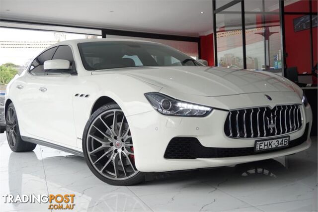 2014 MASERATI GHIBLI S M157 4D SEDAN