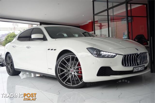 2014 MASERATI GHIBLI S M157 4D SEDAN