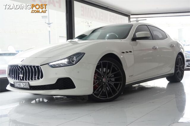 2014 MASERATI GHIBLI S M157 4D SEDAN