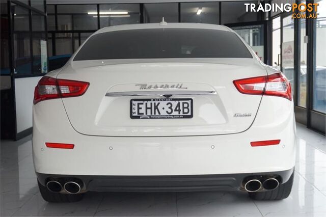 2014 MASERATI GHIBLI S M157 4D SEDAN