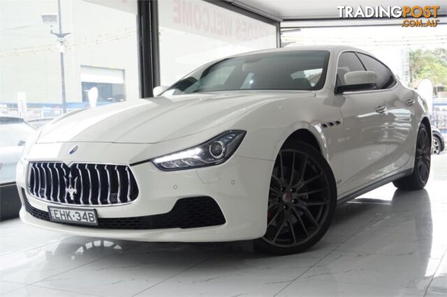 2014 MASERATI GHIBLI S M157 4D SEDAN