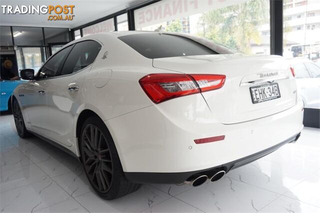 2014 MASERATI GHIBLI S M157 4D SEDAN