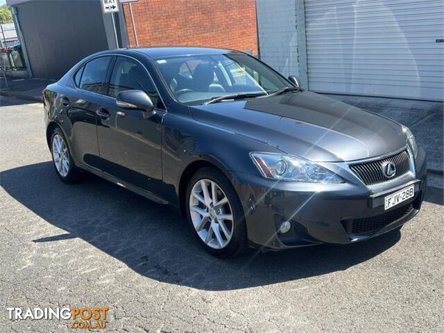 2011 LEXUS IS250 PRESTIGE GSE20RMY11 4D SEDAN