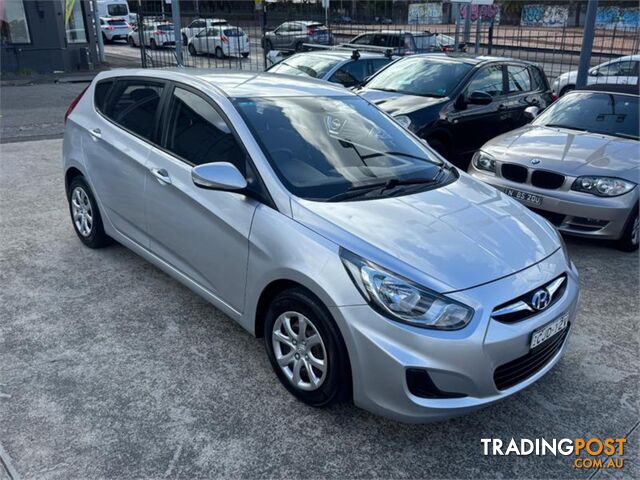 2012 HYUNDAI ACCENT ACTIVE RB 5D HATCHBACK