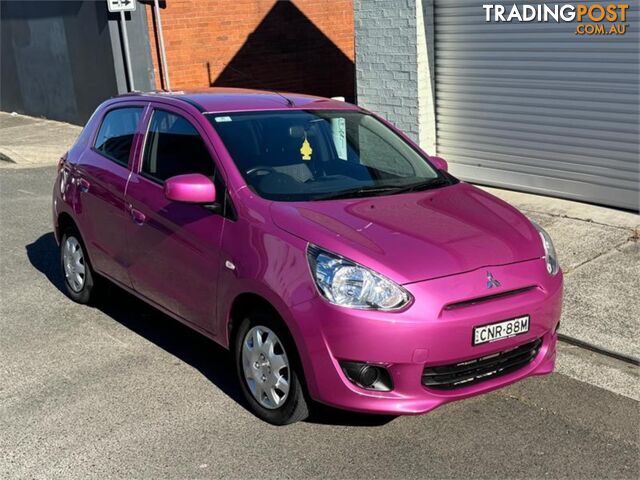 2013 MITSUBISHI MIRAGE ES LA 5D HATCHBACK