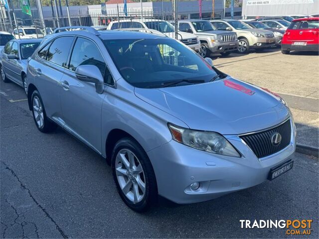 2010 LEXUS RX350 SPORTSLUXURY GGL15R 4D WAGON