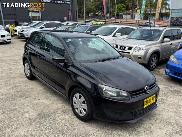 2011 VOLKSWAGEN POLO TRENDLINE 6RMY11 3D HATCHBACK