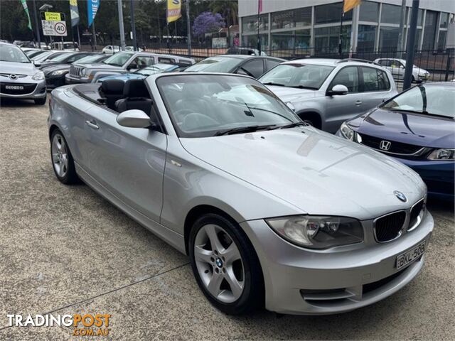 2009 BMW 1 20I E88MY09 2D CONVERTIBLE