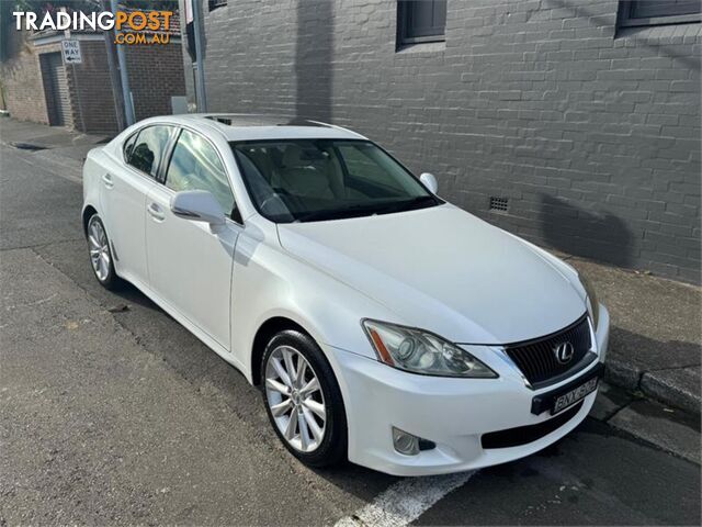 2010 LEXUS IS250 PRESTIGE GSE20R09UPGRADE 4D SEDAN