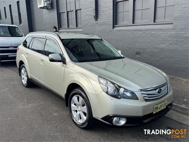 2011 SUBARU OUTBACK 2 5IAWD MY12 4D WAGON