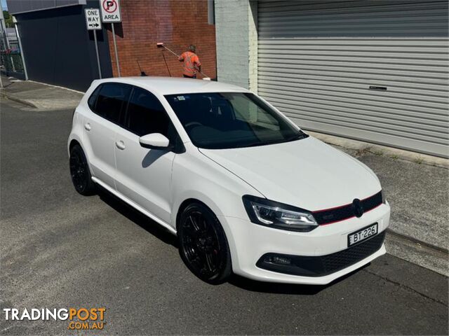 2013 VOLKSWAGEN POLO GTI 6RMY13,5 5D HATCHBACK