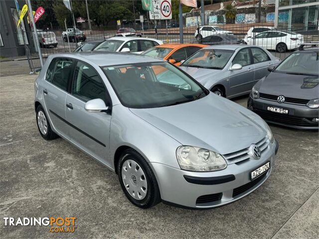 2006 VOLKSWAGEN GOLF 1 6TRENDLINE 1K 5D HATCHBACK