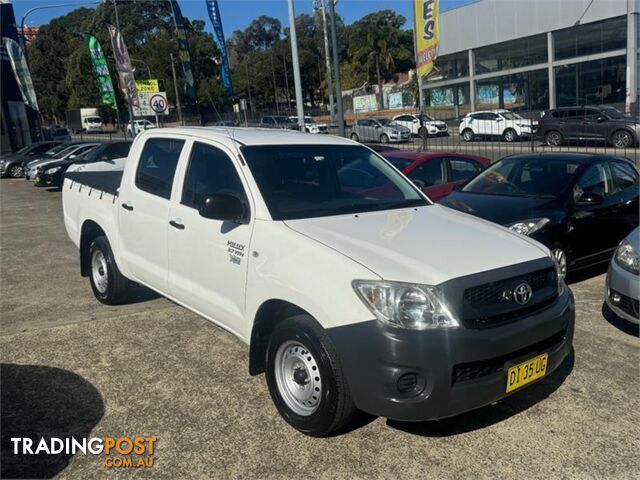 2010 TOYOTA HILUX WORKMATE TGN16R09UPGRADE DUAL CAB P/UP