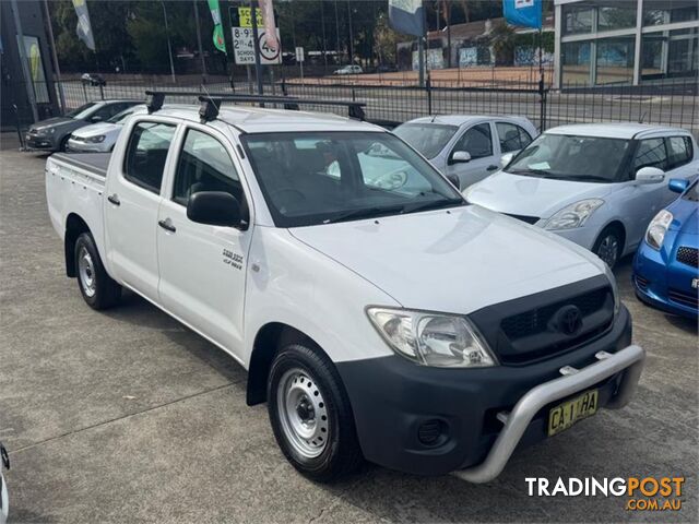 2009 TOYOTA HILUX WORKMATE TGN16R08UPGRADE DUAL CAB P/UP