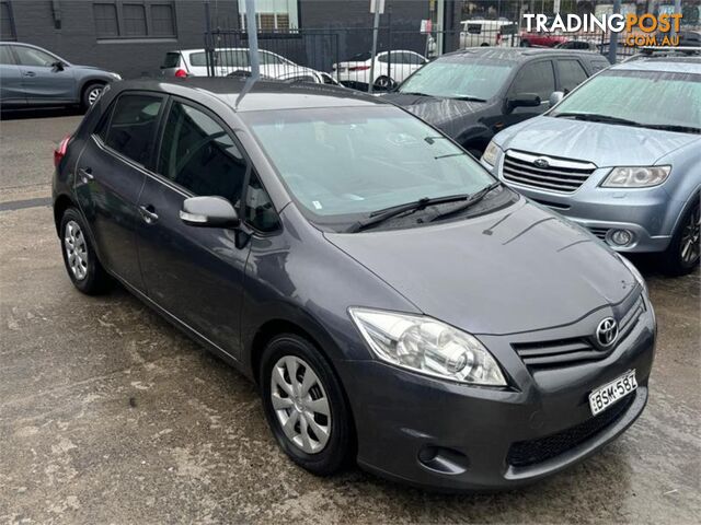 2010 TOYOTA COROLLA CONQUEST ZRE152RMY11 5D HATCHBACK