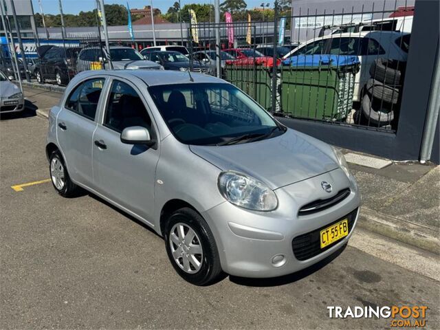 2010 NISSAN MICRA ST K13 5D HATCHBACK