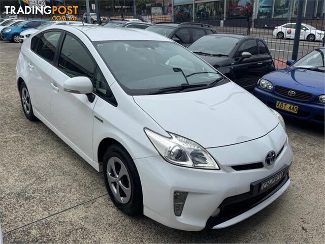 2012 TOYOTA PRIUS HYBRID ZVW30RMY12 5D HATCHBACK