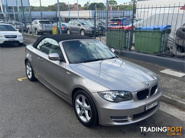 2010 BMW 1 20I E88MY09 2D CONVERTIBLE