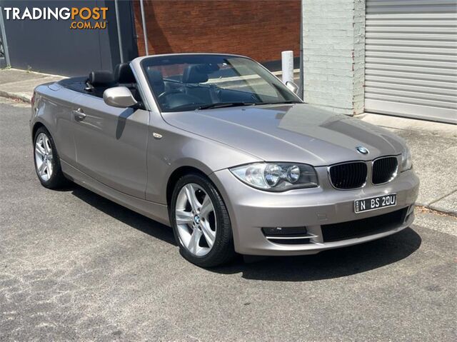 2010 BMW 1 25I E88MY11 2D CONVERTIBLE