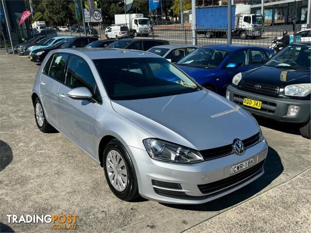 2014 VOLKSWAGEN GOLF 90TSI AUMY14 5D HATCHBACK