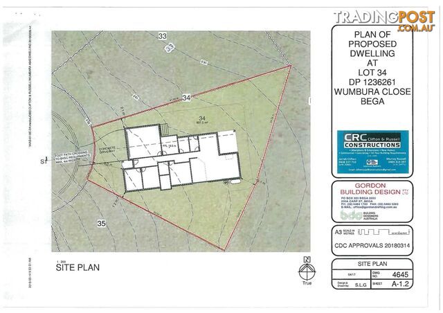 Lot 34 Wumbara Close BEGA NSW 2550