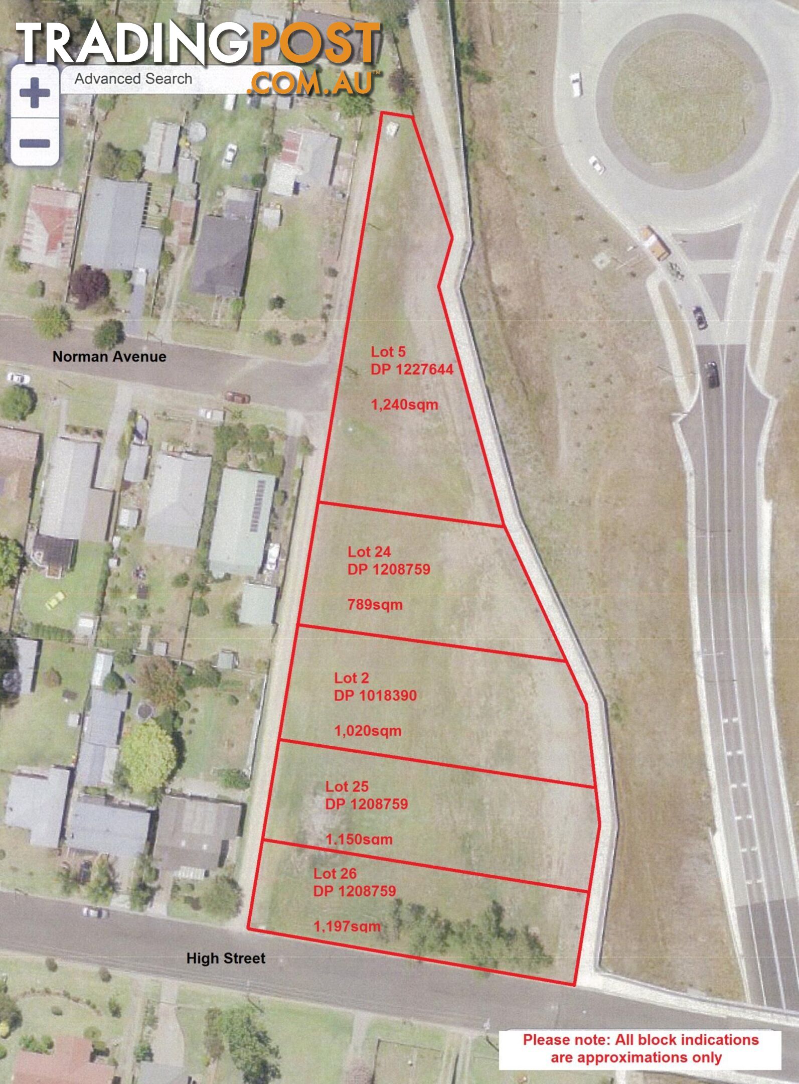 5 lots at High Street & Norman Avenue BEGA NSW 2550