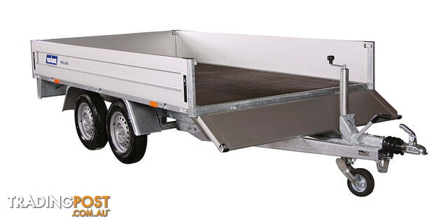 X-LINE FLATBED TRAILER 3518 X3 3.15Ã1.75M BLACK EDITION