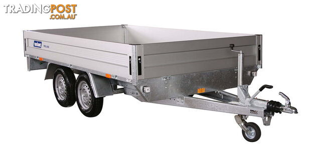 X-LINE FLATBED TRAILER 3518 X3 3.15Ã1.75M BLACK EDITION - photo 3 of 11