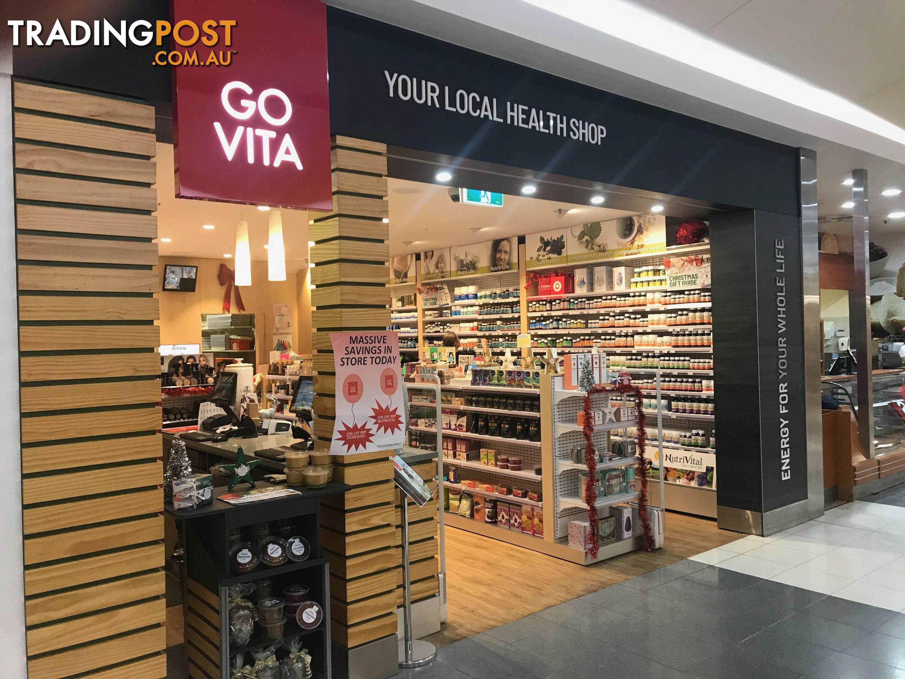 Thriving Health Food Store in Central Goulburn