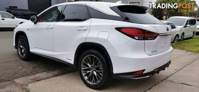 2021 LEXUS RX450H F SPORT HYBRID GYL25R SUV, 4 DOORS, 5 SEATS