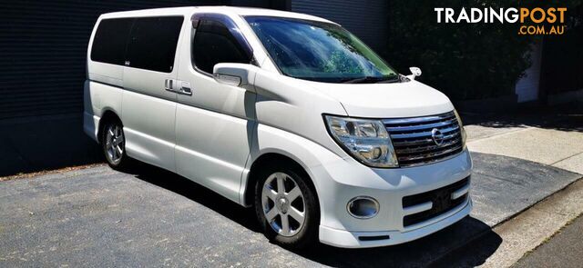 2007 NISSAN ELGRAND HIGHWAY STAR BLACK LEATHER EDITION  -